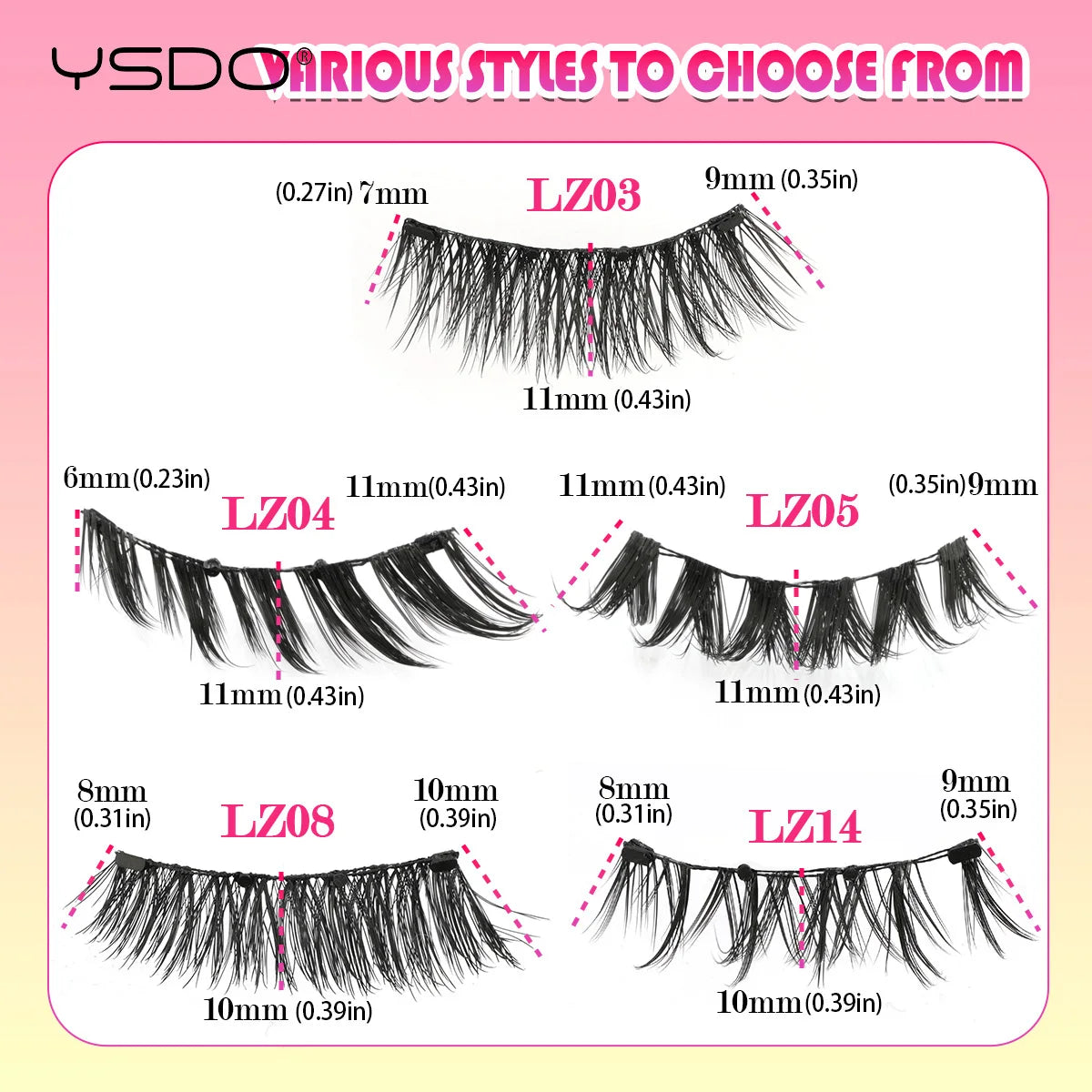YSDO Luxe Magnetic Lashes
